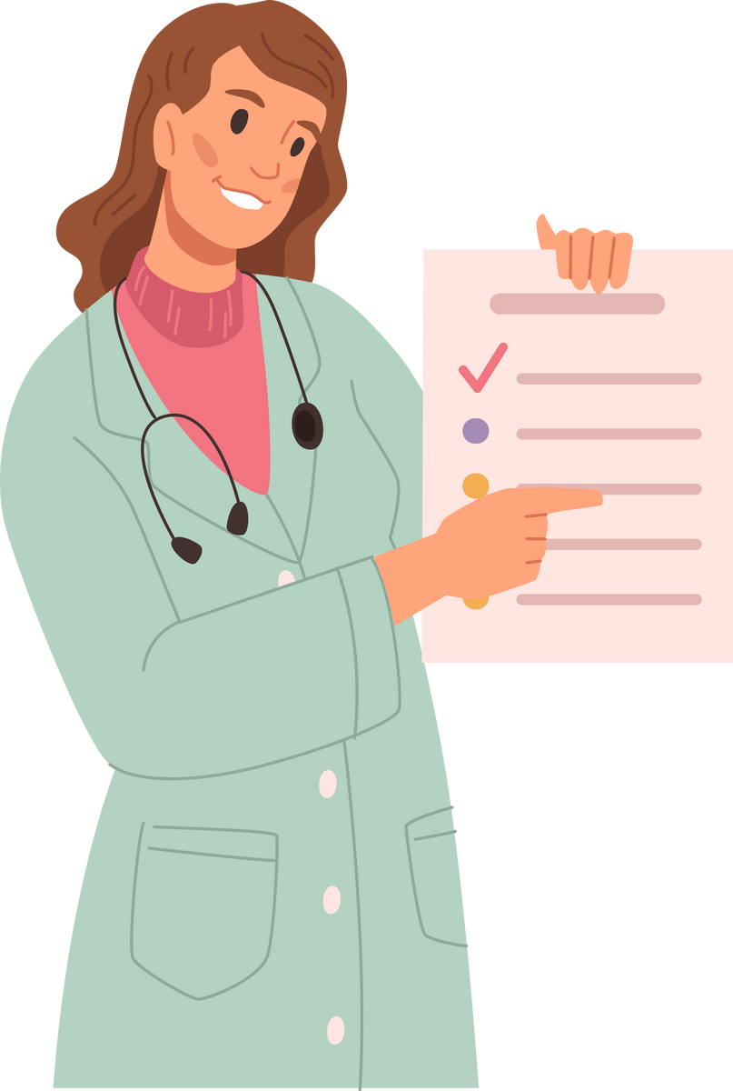 Nutritionist Showing Meal Program Dietitian Plan